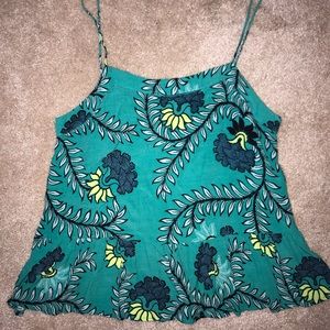 LIKE NEW Ann Taylor Loft tank with floral design